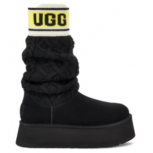 UGG Women's Sweater Letter Black