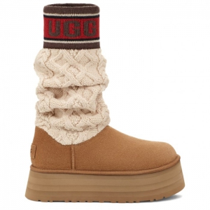 UGG Women's Sweater Letter Chestnut