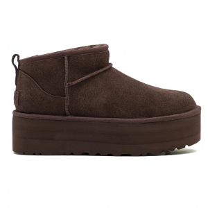 UGG Women's Classic Ultra Mini Platform Burnt Cedar