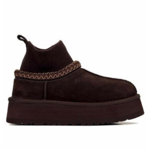 UGG Women's Tazz Knit Platform Chocolate